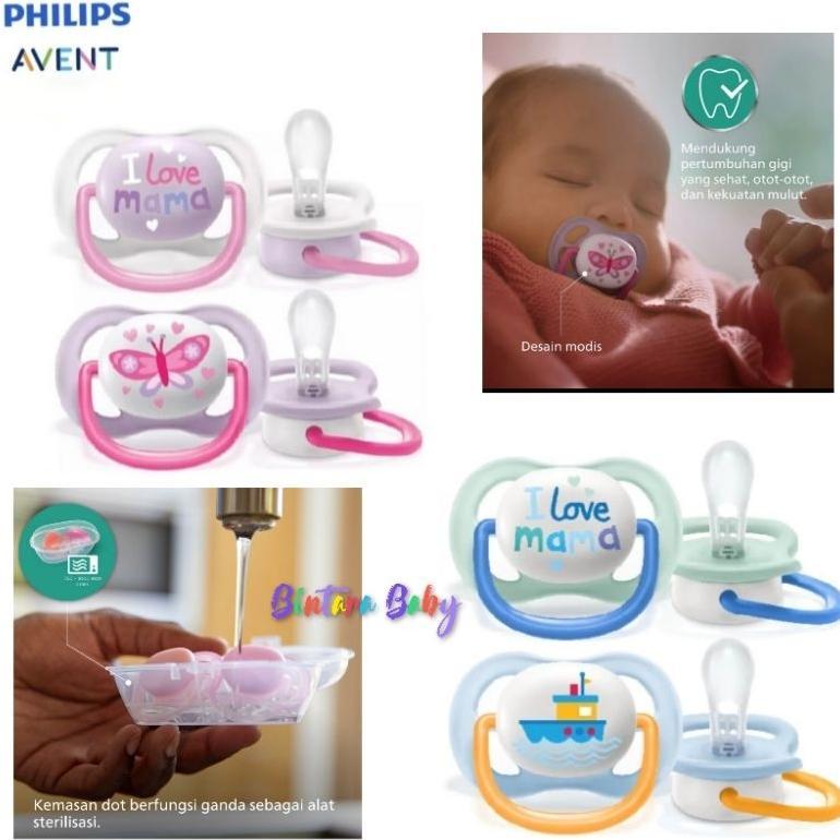 Big Promo Empeng Philips Avent Newborn 0-6M Soother Pacifier Philips Avent Box / Empeng Bayi Avent 0