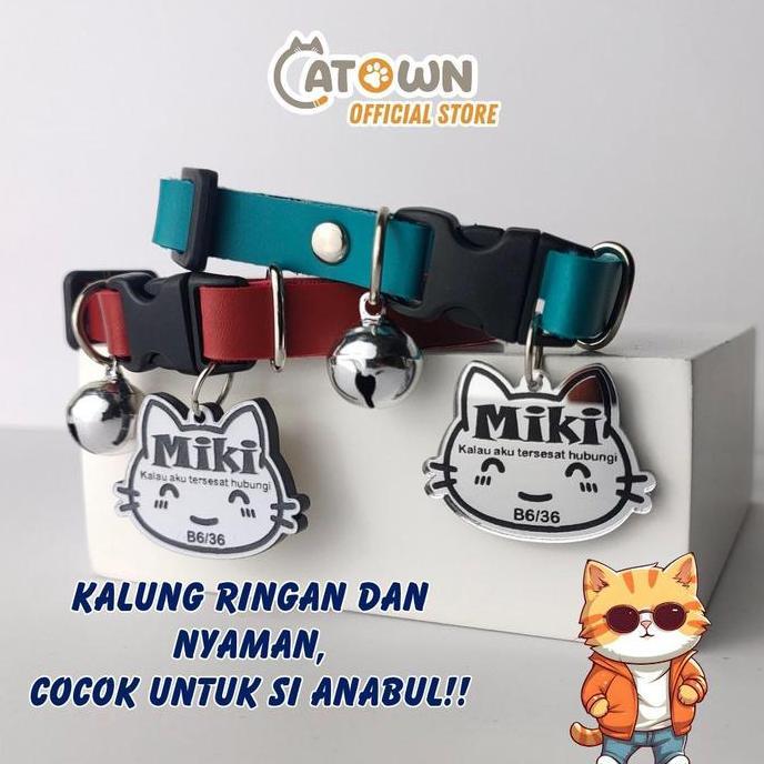 Kalung Kucing Lucu Custom Kalung Custom Nama Kalung Anjing Poodle Bisa Custom Kastem Nama Alamat Gra