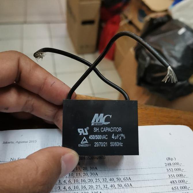 Update MC CAPACITOR 4MF 450/500VAC sjt92 Juara