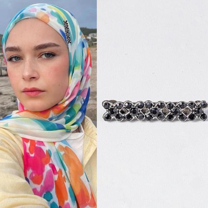 Awet Bros Hijab Panjang / Pashmina / Krudung / Pin Hijab / Model Silang (C 2913)