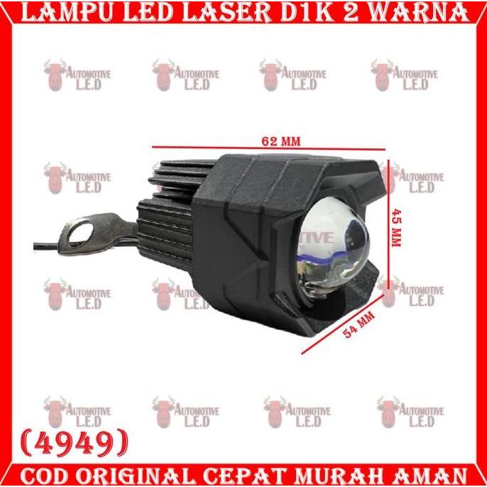 ORIGINAL LAMPU SOROT LED LASER D1K 2 WARNA LASER LED  | LAMPU TEMBAK LASER D1 2 WARNA DOUBLE | LAMPU
