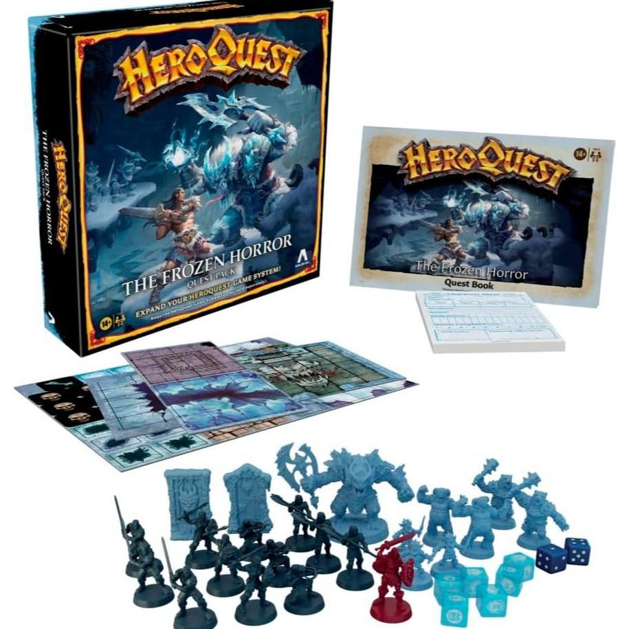 BEST SELLER Avalon Hill HeroQuest The Frozen Horror Quest Pack, Dungeon Crawler Game