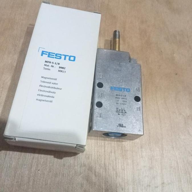 TERBARU - FESTO MFH-5-1/8 SOLENOID VALVE FESTO P/N 9982