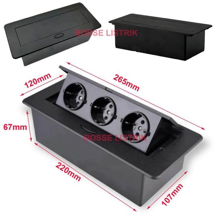 Stop Kontak Tanam Meja Meeting Pop Up 3 Stop Kontak Arde