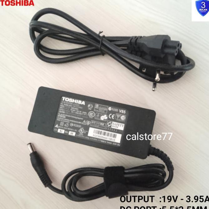 TERBARU - Adaptor Laptop Toshiba 19v-3.95A