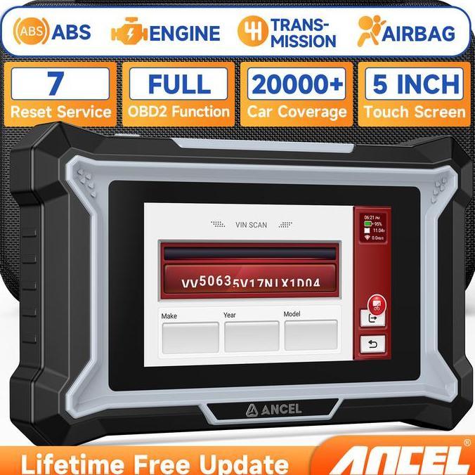 PIXSTORE ANCEL DS100 Lifetime Free Update Obd2 Scanner Check Engine/ABS/SRS/Transmiss Code Reader Ca