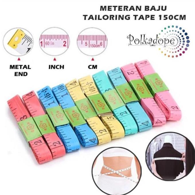 Meteran Baju/Meteran Kain/Meteran Badan/Alat Ukur Baju Badan