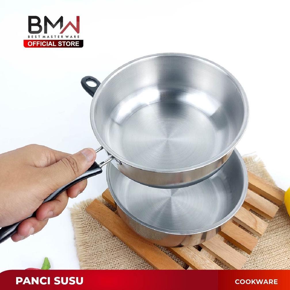 Bisa Cod Bmw Kitchen Ware - Panci Sop Stainless Steel Panci Masak Mie Rebus Panci Sup Panci Susu Teb
