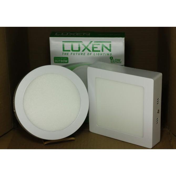 Best- Lampu LED Panel LUXEN / Downlight LED LUXEN Panel 12W KOTAK