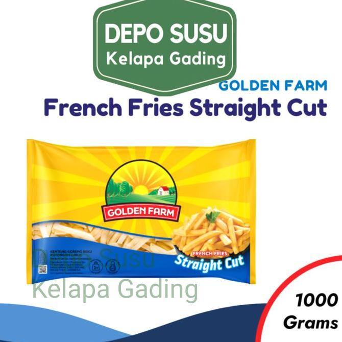 Golden Farm French Fries 1Kg Kentang Goreng | GoldenFarm