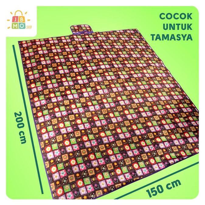 tikar lipat/ tikar piknik ukuran 150x200 cm