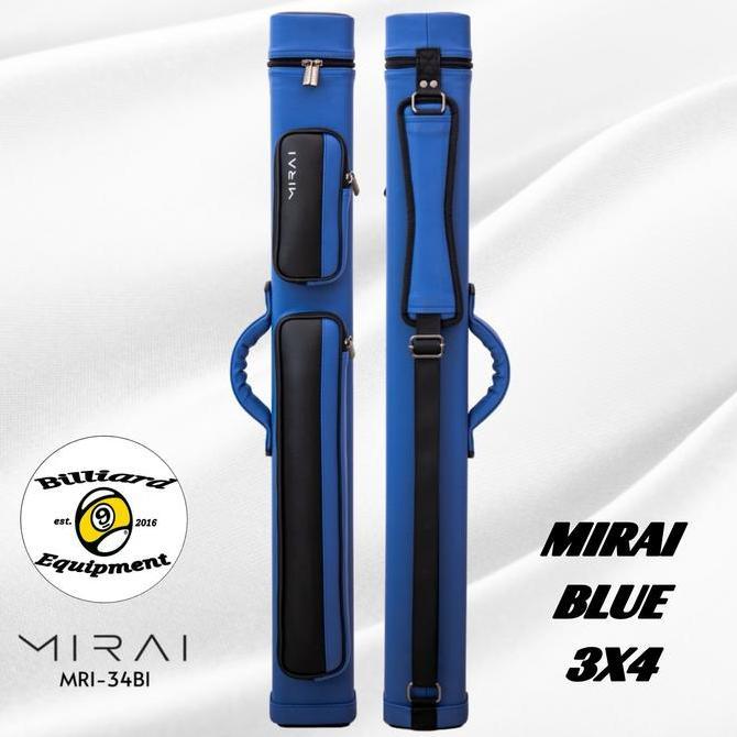 Mirai 3x4 - Blue | Tas Billiard | Cue Case Billiard