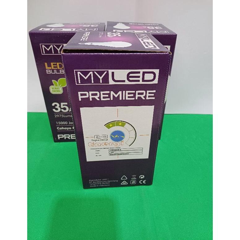 LAMPU LED 35W  MY LED BULB PREMIER  / Lampu myled premiere 35 Watt / Paket isi 3Pcs