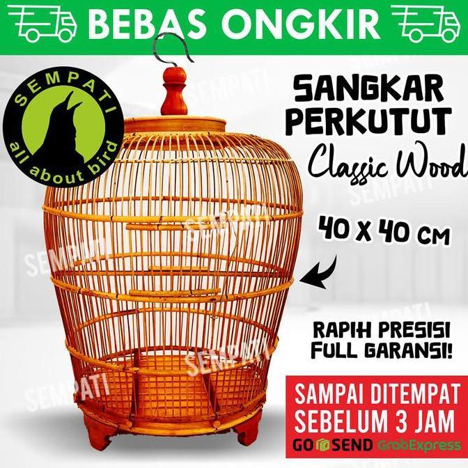 Sangkar Kandang Burung Perkutut Polos Polosan Alusan Sangkar Burung Tekukur Derkuku Puter Kandang Pe