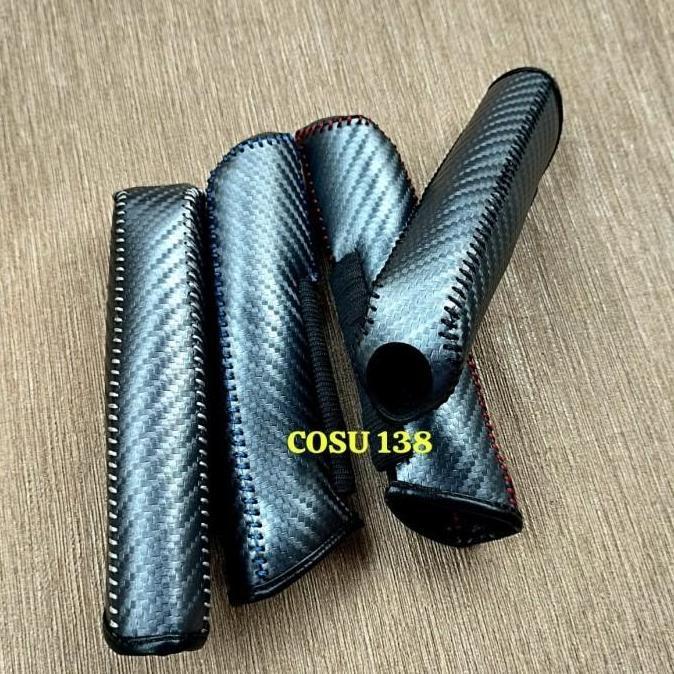 SARUNG SHIFT KNOB MATIC REMTANGAN NEW AGYA AYLA 2023 FULL CARBON