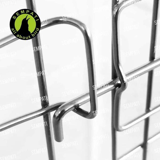 Sangkar Kandang Besi Kotak Kurungan Ayam Jago Laga Aduan Petarung Kurungan Ayam Galvanis Kotak Kanda