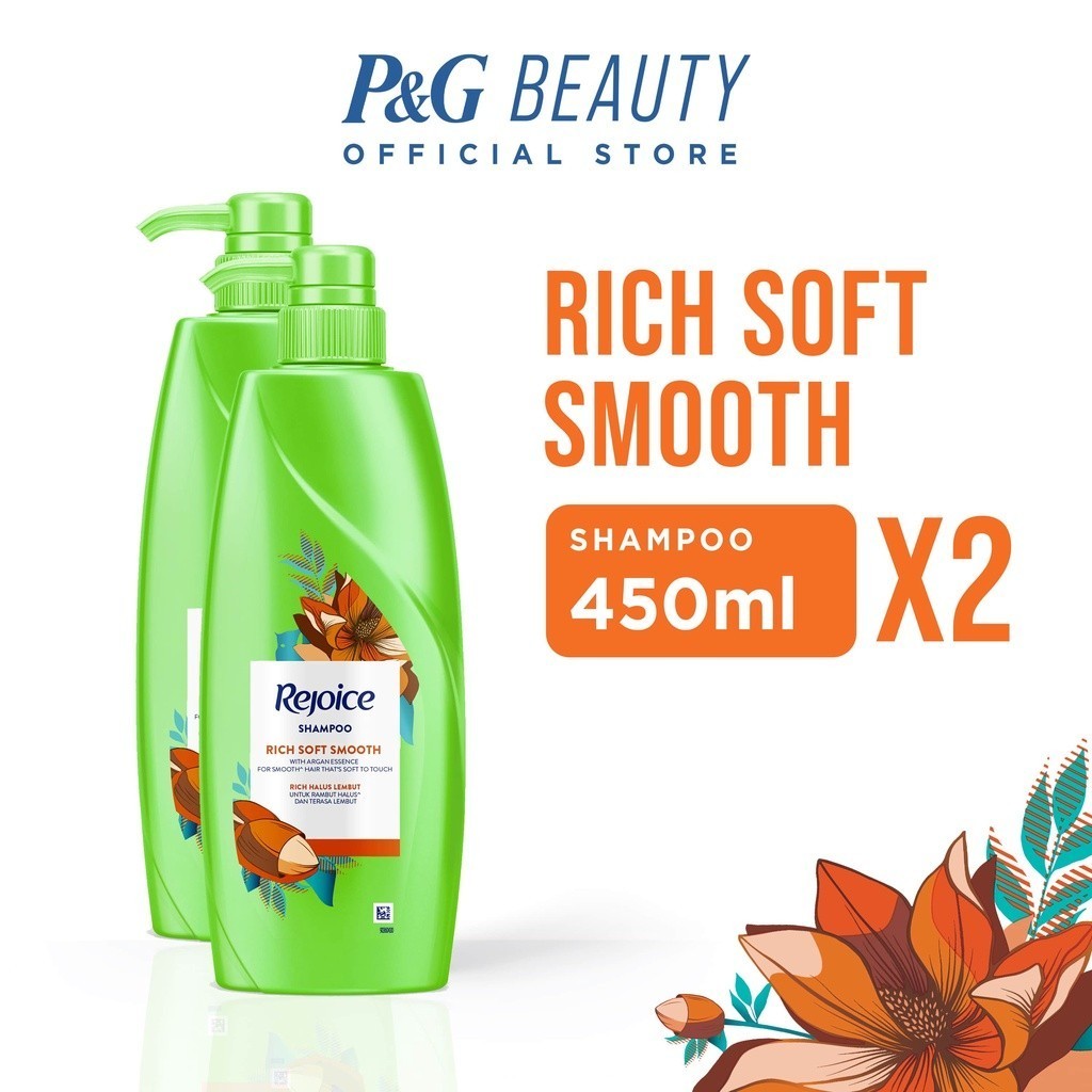 Rejoice Rich Shampoo 450ml - Paket Isi 2