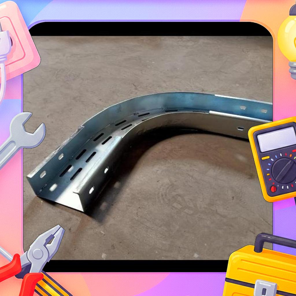 Elbow Tray / Horizontal Elbow / Bend Tray 100 X 100  Electro