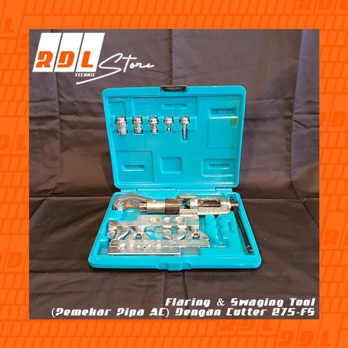 Flaring & Swaging Tool (Pemekar Pipa Ac) Dengan Cutter 275-Fs Original Dan Terpercaya