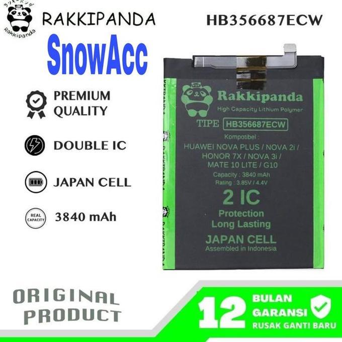 TERMURAH - Rakkipanda Baterai Compatible Huawei Nova Plus / Nova 2 Plus / Nova 2I / Nova 3I