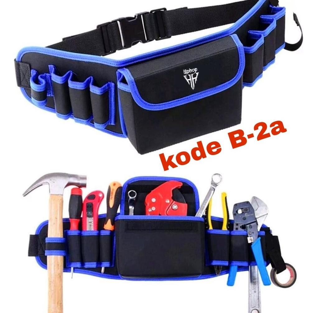 TERLARIS` TAS PERKAKAS PINGGANG UNTUK TOOLKIT TEKNISI PERTUKANGAN LISTRIK BENGKEL BANGUNAN