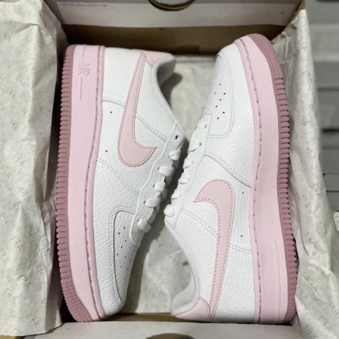 Nike Air Force 1 GS White Elemental Pink Foam