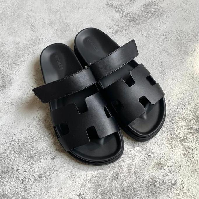 Hermes Chypre Black Brand new 100% ORINAL women sandal