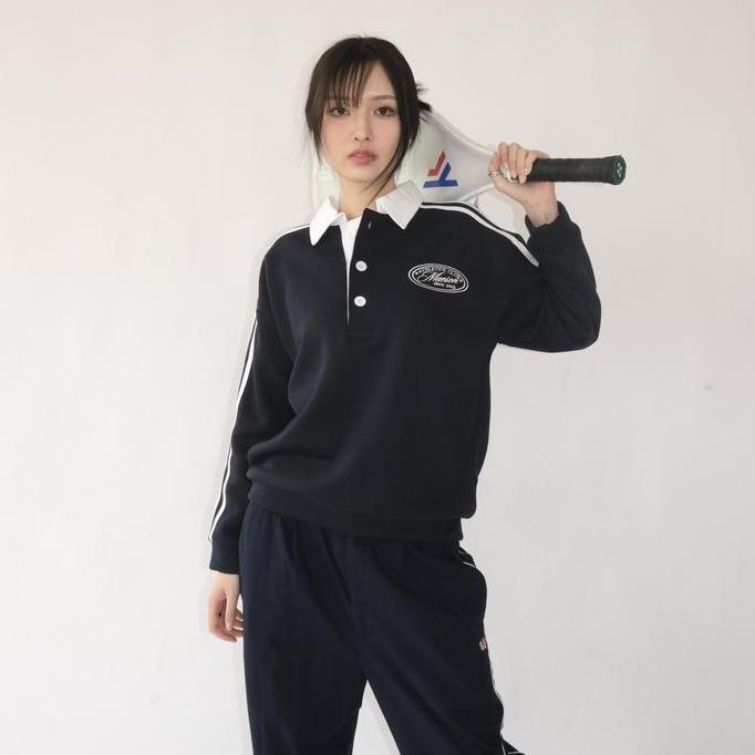 MAESON Athletic Club Classic Polo Sweatshirt