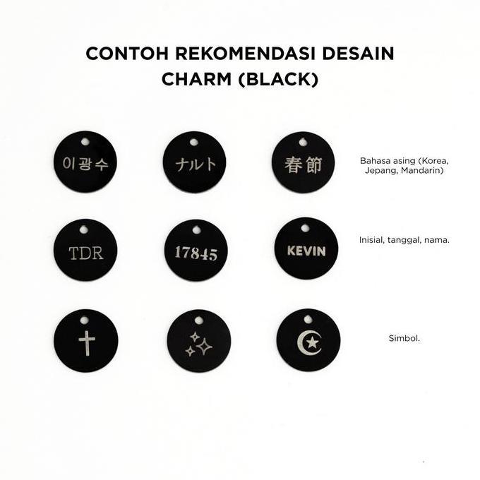 Bisainstan- Kuze Original Gelang 316L Stainless Steel Collection-Berkley Bracelet Hitam & Silver Ant