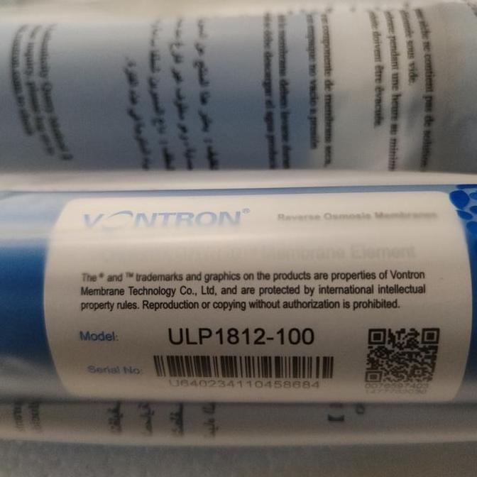 Membran Ro Vontron Ulp-100/Membran Ro Vontron Ulp 1812-100 Gpd Forsale