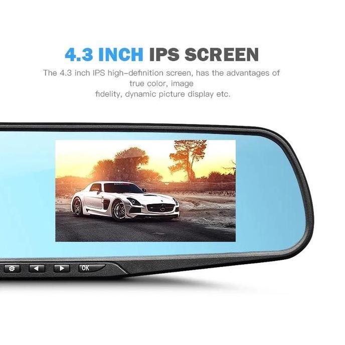 READY Kamera Mobil Kaca Spion 2 Kamera - Dvr Mobil Kaca Spion KMS02 G00D QU4LITY