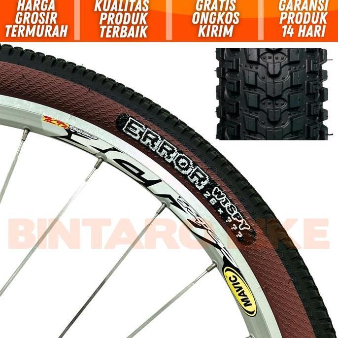 Promo Ban Luar Sepeda 26 x 2.125 Gumwall Tanwall Skinwall Wispy ERROR Sepeda Gunung MTB Federal Surl