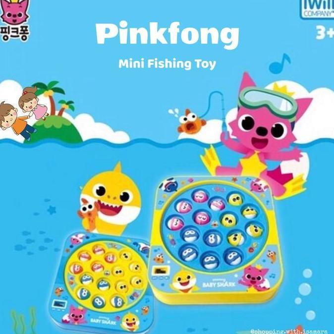 Pinkfong Baby Shark Mini Fishing Toy / Mainan Pancingan/ Memancing Kode 683