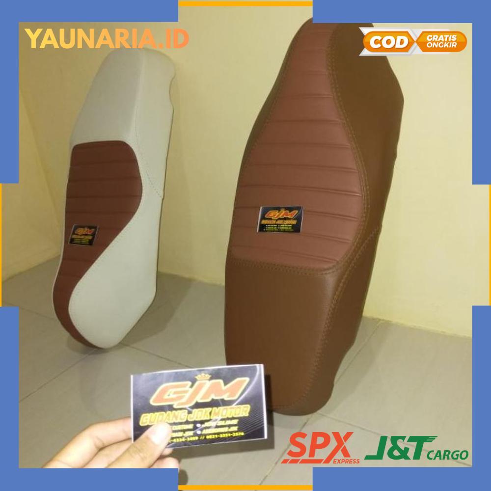 Jok Honda Scoopy caferacer double seat-Jok Scoopy karbu - RO30-0912 2025 Bisa COD Murah