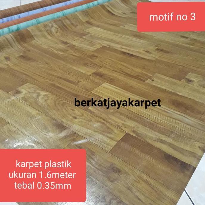 Karpet plastik lantai lebar 160cm dijual per 1roll
