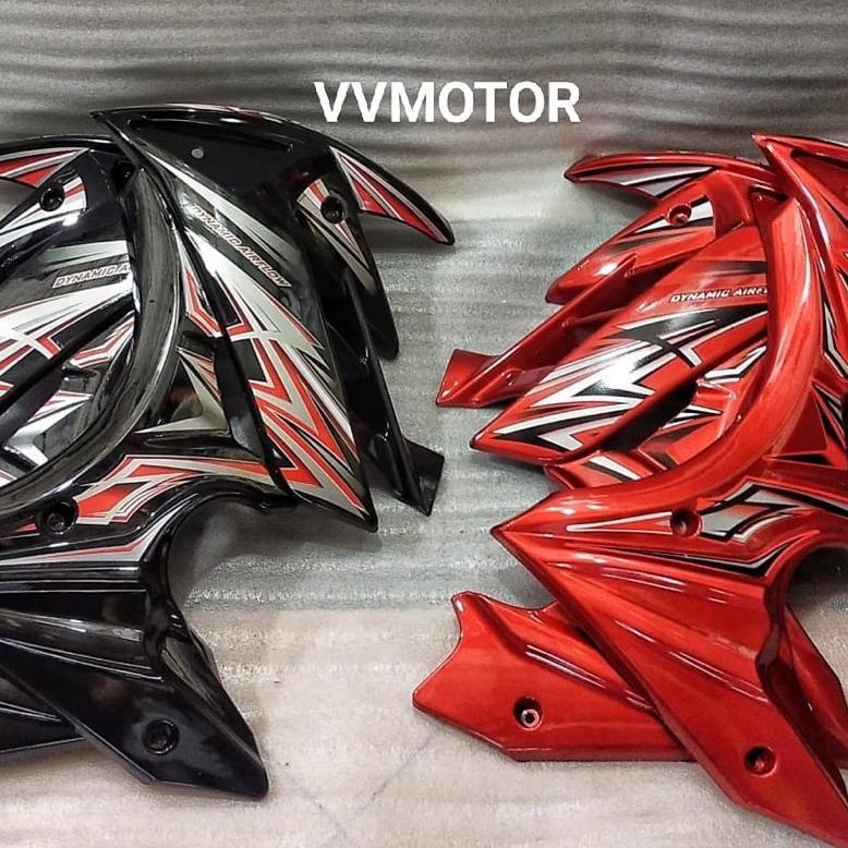Sayap honda Verza 150 half fairing/sayap samping verza 1set kanan kiri sudah berikut sen yg LED