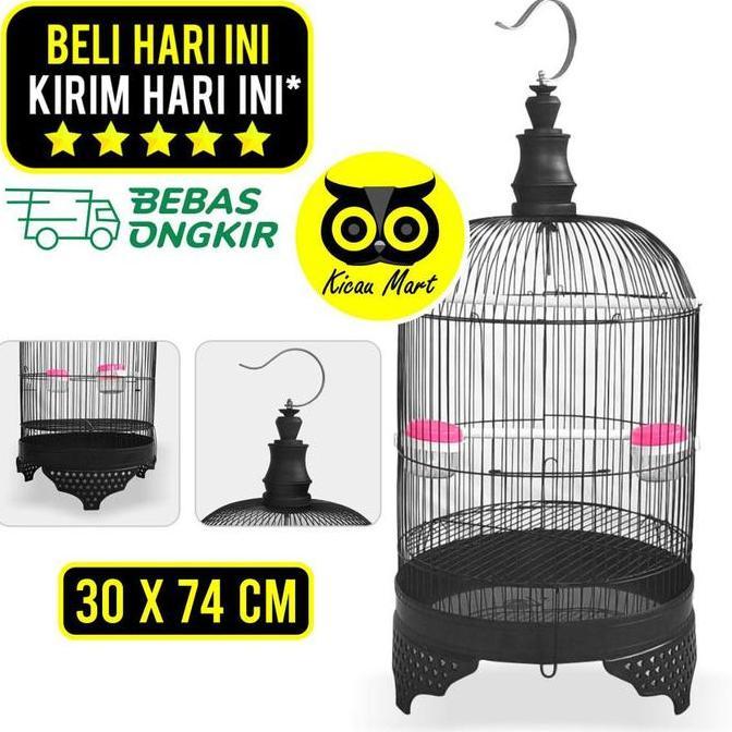 ASLI KICAU MART Sangkar Kandang Lovebird Tanggung Fullset Gantungan Pion Cepuk Tangkringan Klem Tebo