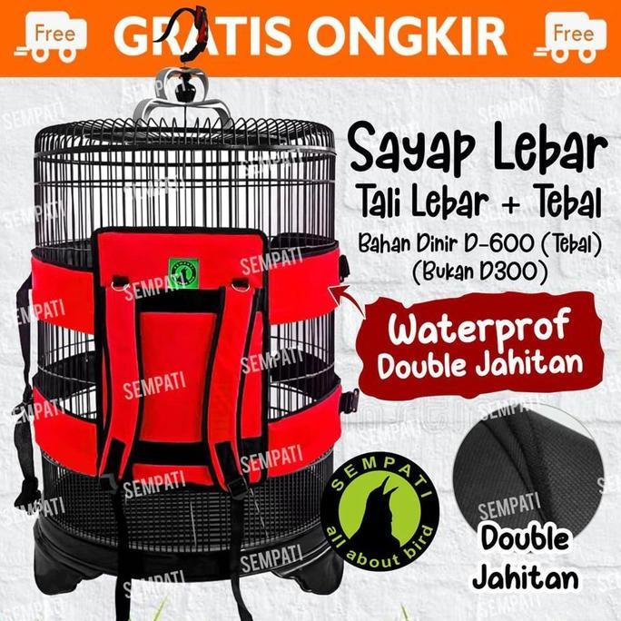 ASLI Tas Sangkar Murai Batu Sayap LEBAR DNR Sempati Sangkar Burung Murai READY STOCK