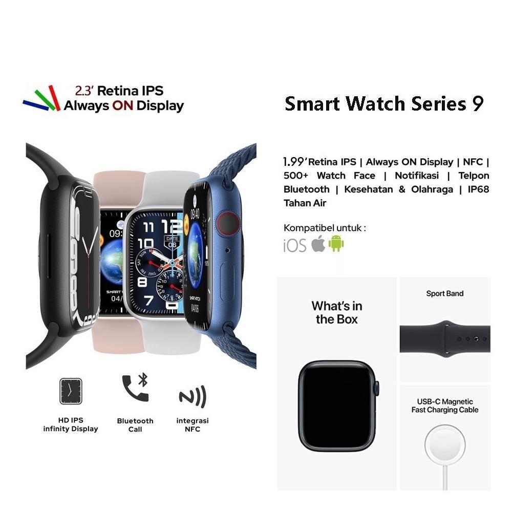 Favorit` Terbaru Smartwatch I9 Pro Max S Original Smartwatch 2.3 "Hd Full Touch Screen Wireless Char