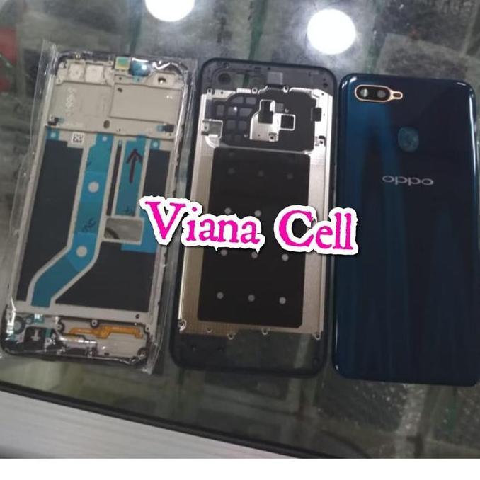 TERBARU - CASSING KESING HOUSING FULLSET OPPO A5S ORI BIRU