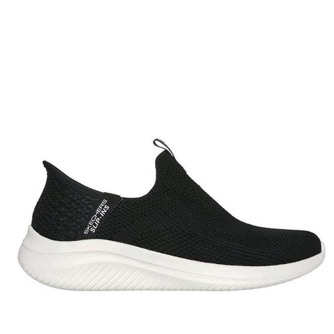 Sepatu Skechers Slip-Ins Ultra Flex 3.0 Women's Sneaker - Black