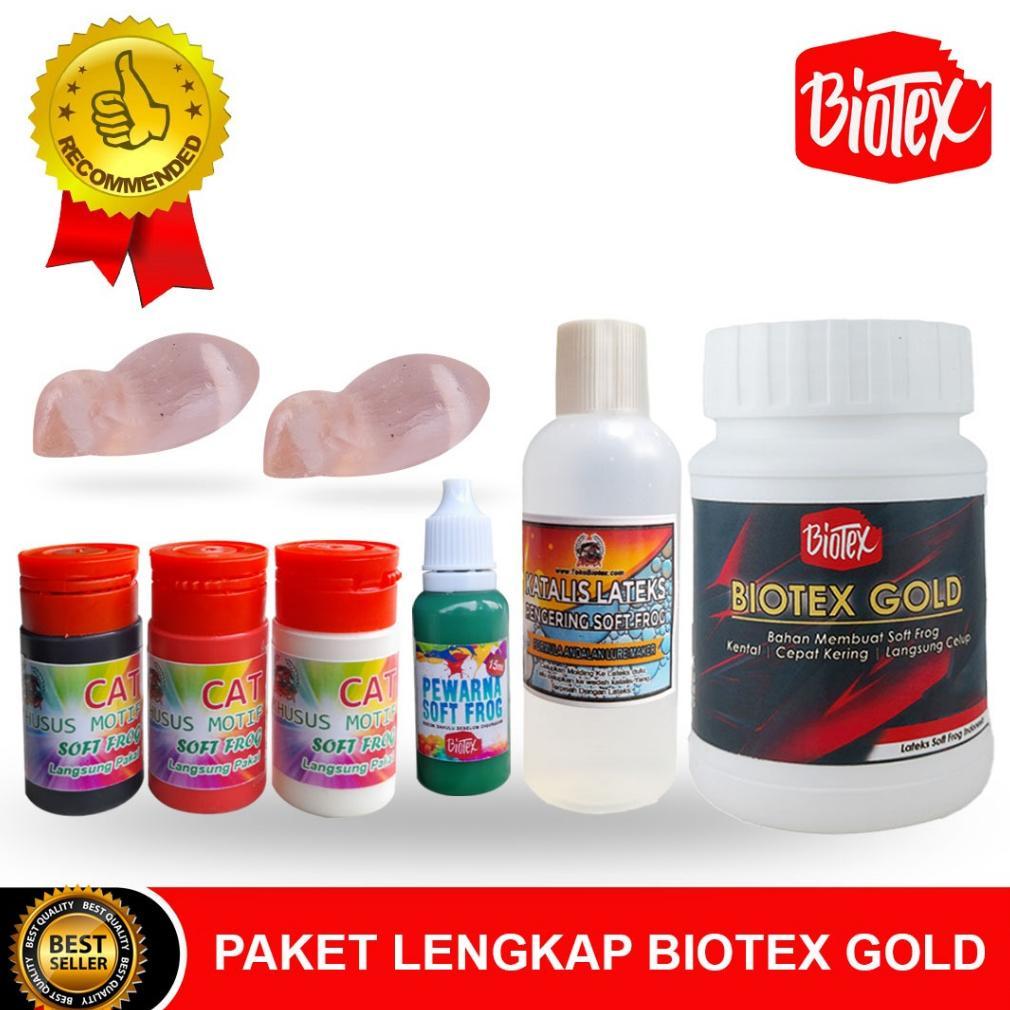 READYGan- Lateks Soft Frog BIOTEX GOLD Paket Lengkap Pemula