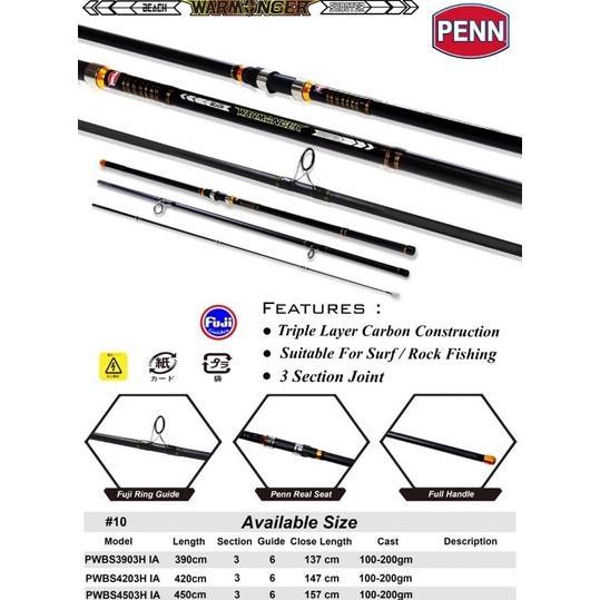 READYGan- Joran penn warmonger surf 390 420 450 fuji