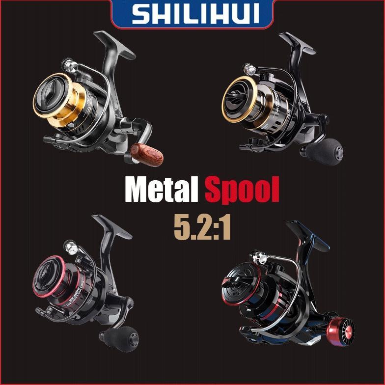 READYGan- SHILIHUI Reel Pancing Mini 500 Metal Spool 5.2:1 Rell Pancing Murah Ril Ultra Light Eva Gr