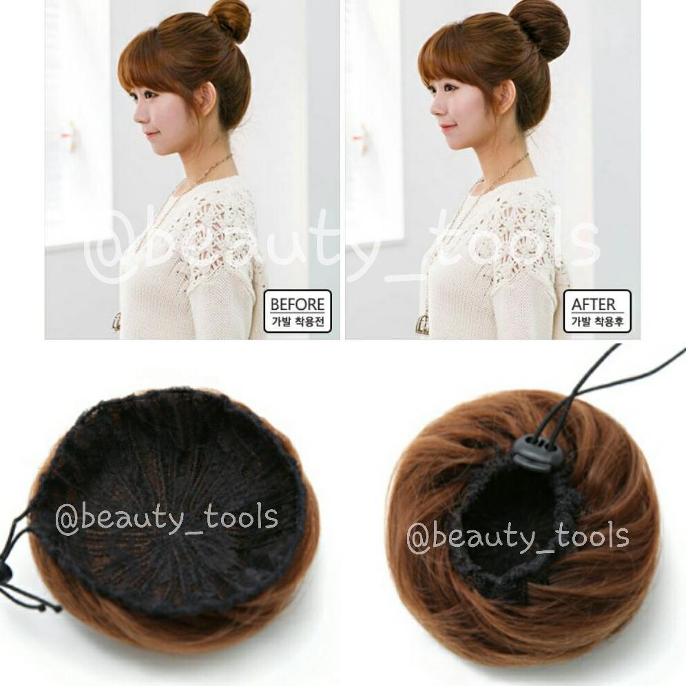 BestNew- FUN BUN / CEPOL KOREA / KOREA BUN / HAIRCLIP/ RAMBUT PALSU/ WIG