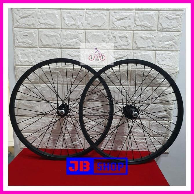VELG RIM RODA SEPEDA 20 ALLOY WHEELS SET WHEELSET SIAP PAKAI SEPEDA LIPAT BMX MINION MINI DLL Outdoo
