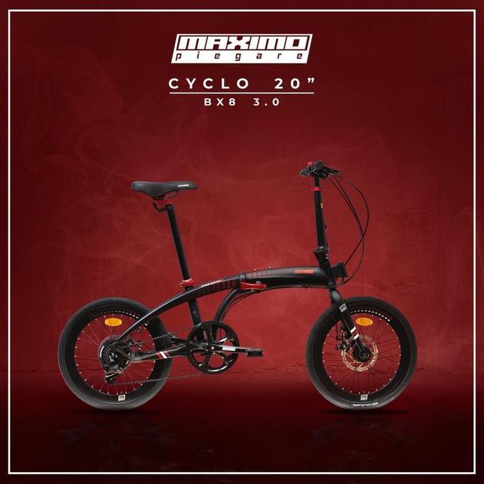 Terlaris Sepeda Lipat Maximo Piegare 20 Inch Cyclo Bx8 3.0 Outdoor