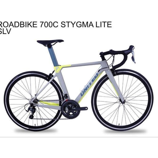 Terlaris {Promo Sale} Big Promo Sepeda Balap Roadbike 700C United Stygma Lite Carbon