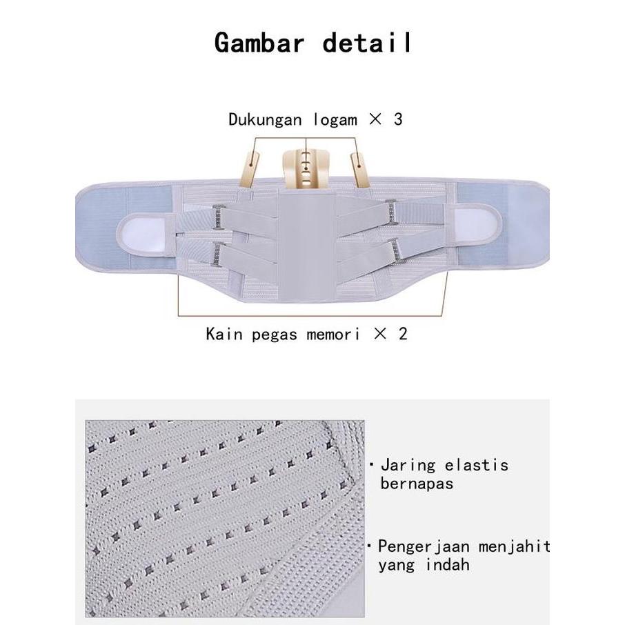 Sabuk Dukungan Korset Lumbal Korset Lumbal Pinggang Tulang Belakang