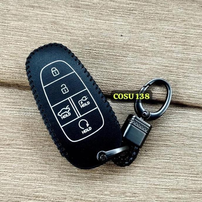 SARUNG KULIT KUNCI MOBIL REMOTE HYUNDAI IONIQ 5 BEST QUALITY